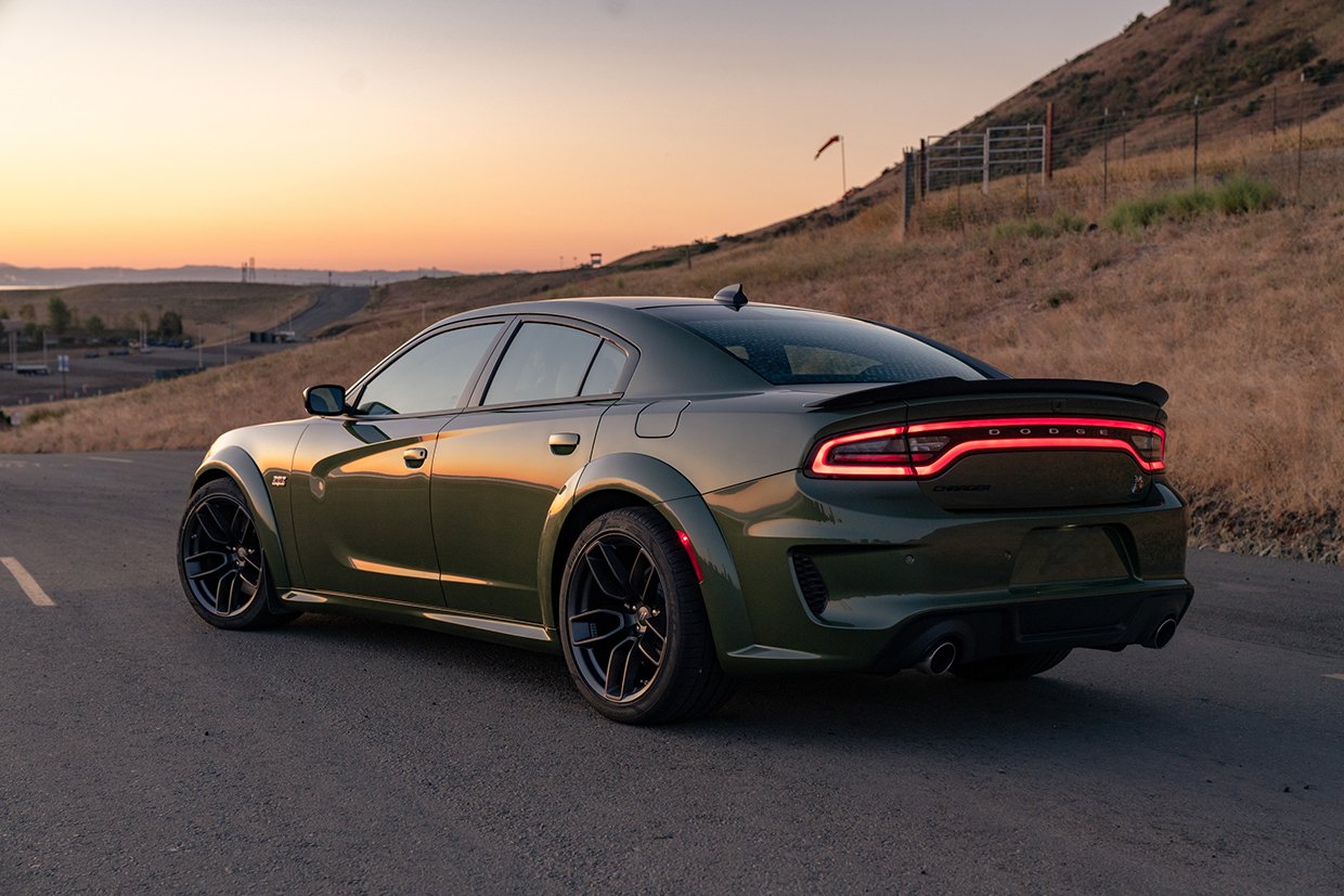 The Dodge Charger Scat Pack Widebody is powered by the 392-cubic