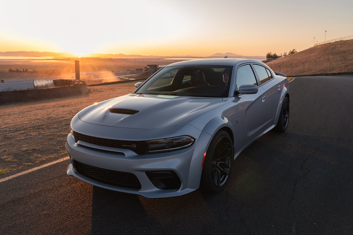 The Dodge Charger Scat Pack Widebody is powered by the 392-cubic