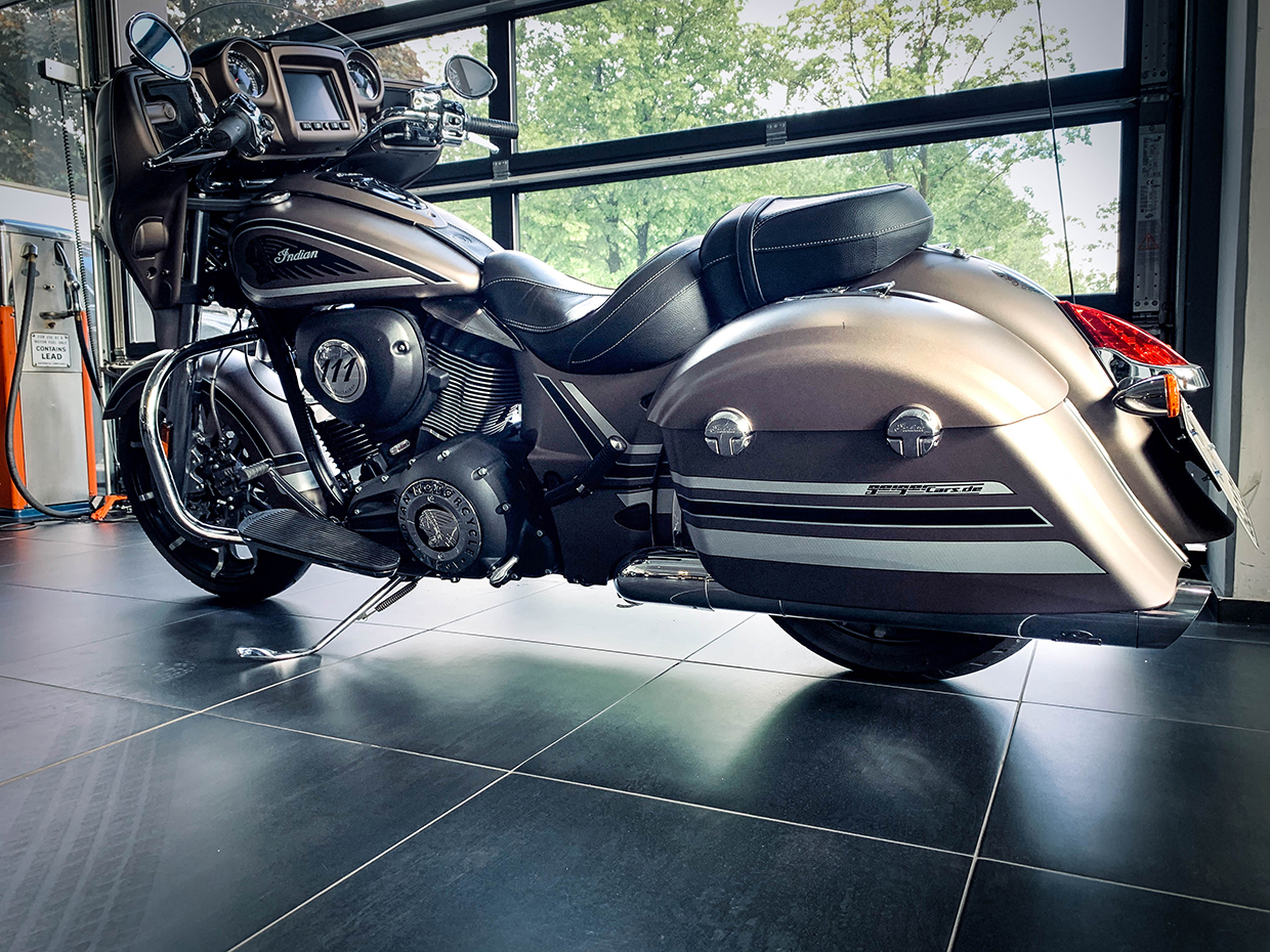 INDIAN Chieftain/Springfield/Chief/Roadmaster/Chief Vintage/Challenger 111/116 Engine Jekill&Hyde Klappenauspuff – Bild 2