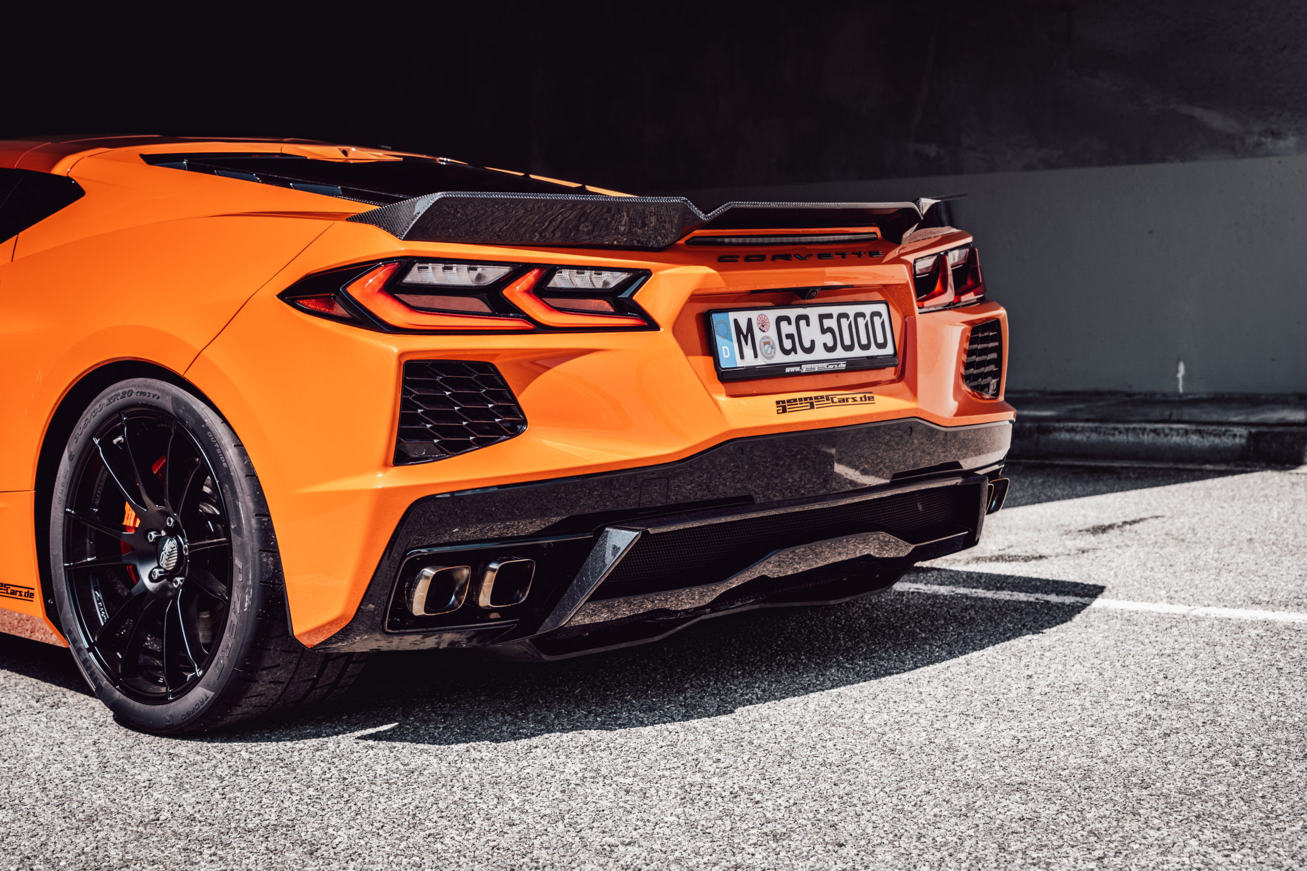 Corvette C8 Geiger Carbon Heckspoiler / Gurney – Bild 7